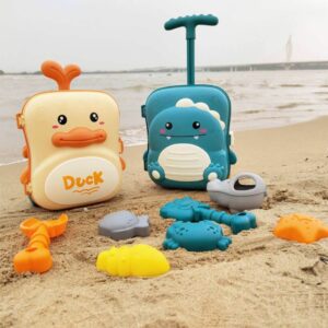 Beach Toys - Mochila de Brinquedos de Praia com Chafariz - Rodinhas
