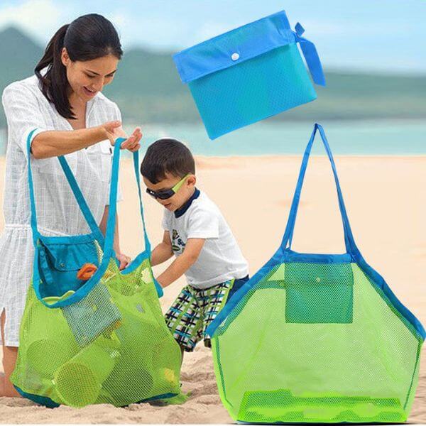 Beach Bag - Sacola de Praia para Brinquedos - Mãe e Filho