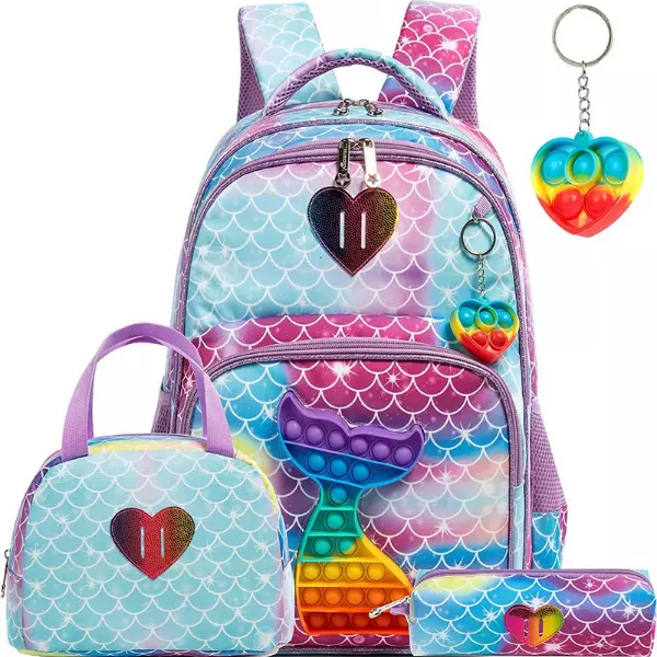 Mochila Infantil BEFUNIRISE - Conjunto Com Lancheira Para Escola