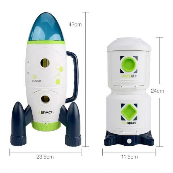 Space Explorer: Foguete Espacial com Luz e Som - Majoca Colorê Brinquedos  Educativos