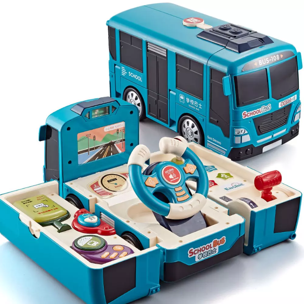Ônibus simulação de ônibus simulação de ônibus, brinquedo de