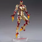 action figure iron man mark42 suporte pose