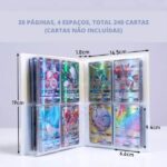 Album de Cartas Pokemon - Medidas