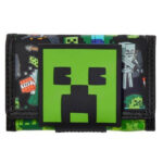 Carteira Minecraft - Velcro e Zipper Interno