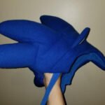 Chapéu Cabelo Sonic Cosplay - Lateral