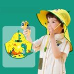 Chapéu de Praia Kids com Proteção UV - Dinossauro