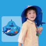 Chapéu de Praia Kids com Proteção UV - Tubarão
