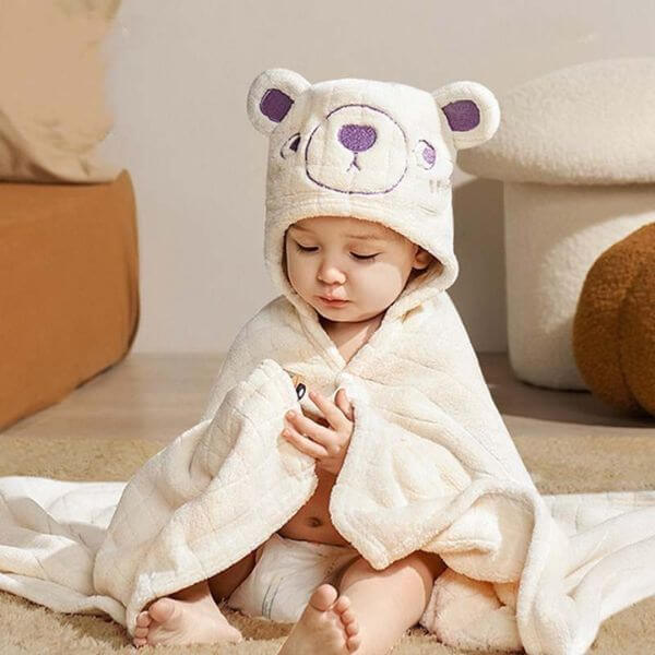 CuteBaby - Toalha para Bebê Super Macia - Toque Suave