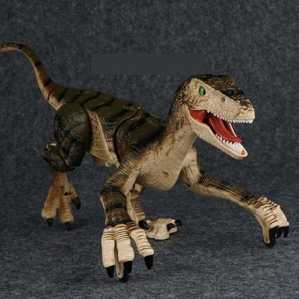 Dinossauro Raptor -Marrom