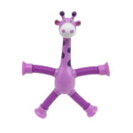 Girafa Pop Tubos - Estica e Gruda - Roxa