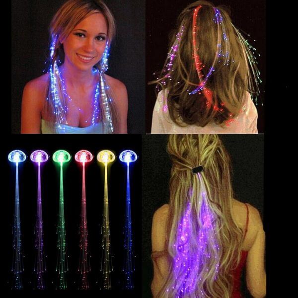 Hairlights - Fios de Led para Decorar Cabelos - Como Usar