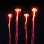 Hairlights - Fios de Led para Decorar Cabelos - Vermelho