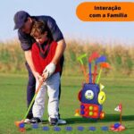 Jogo de Golfe Infantil - Kit Completo - Interação com a Família