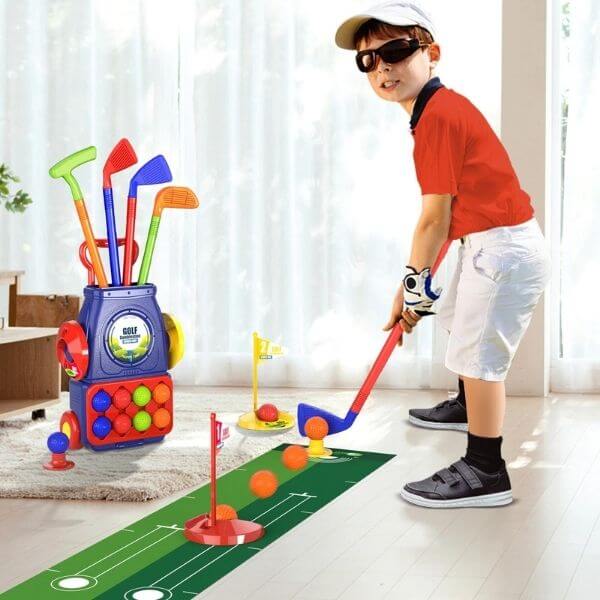 Jogo de Golfe Infantil - Kit Completo - Sala