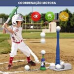 Jogo Beisebol Kit Completo - Coordenação Motora