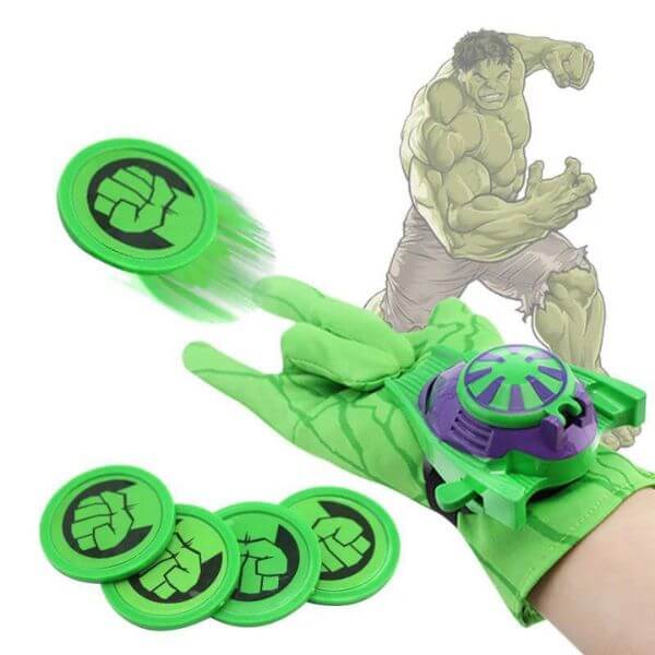 Lançador Tazo Super Heróis - Hulk