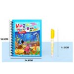 Livro Magia da Água Reutilizável - Brinquedo Montessori - Itens