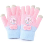 Luvas Elsa - Mãos Quentinhas - 3-10 anos - Rosa com Dedos