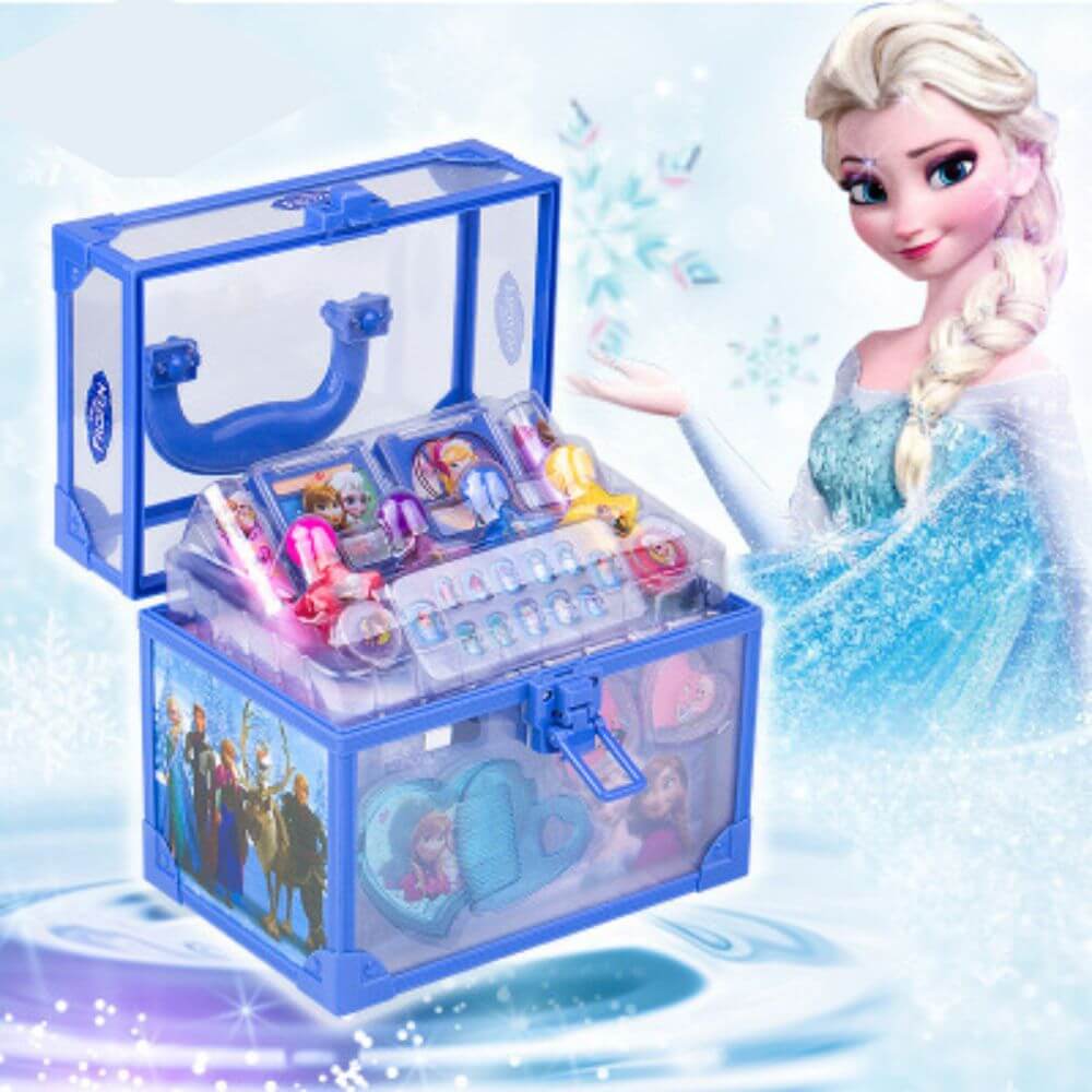 Boneca Para Maquiar Elsa Frozen Musical Com Maquiagem