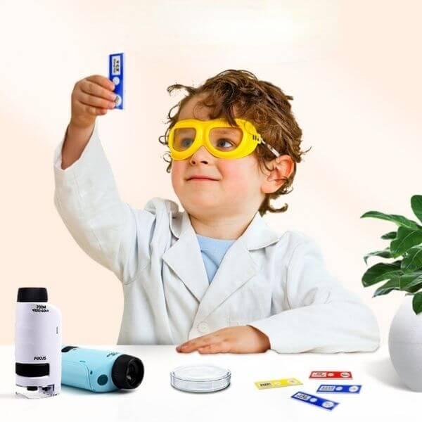 Microscópio de Bolso Kids - Menino