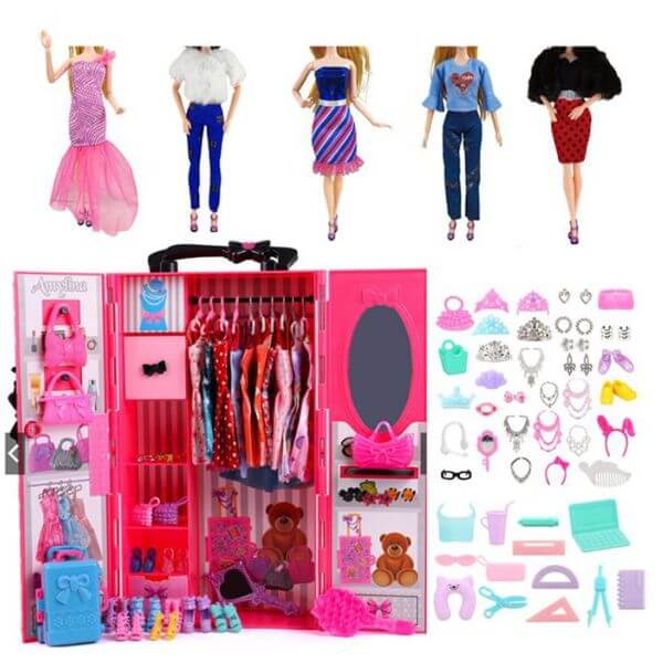 Mini Roupeiro e Acessórios da Barbie - Capa