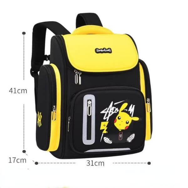 Mochila Pokemon Pikachu - À prova d'água - Brinca Mundo Loja de Brinquedos