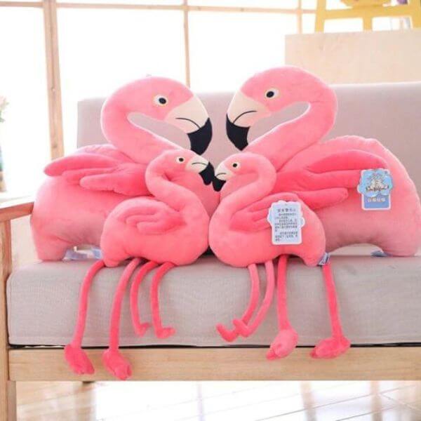 Pelúcia de Flamingo - Modelos