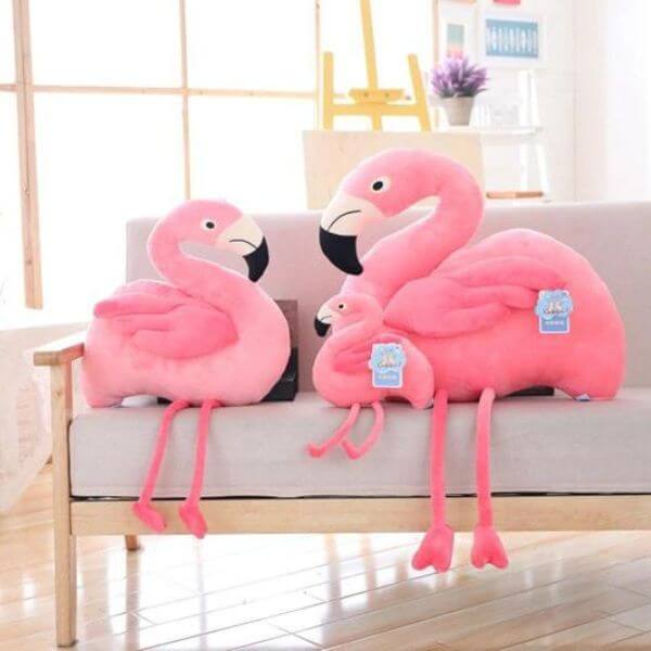 Pelúcia de Flamingo - Tamanhos