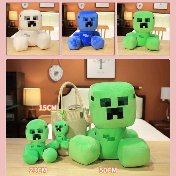 Boneco Creeper De Pelúcia Brinquedo Geek Jogo Minecraft !!!!