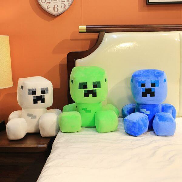 Boneco Creeper De Pelúcia Brinquedo Geek Jogo Minecraft !!!!