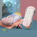 Celular Musical para Bebê - Brinquedo Montessori - Carro Rosa