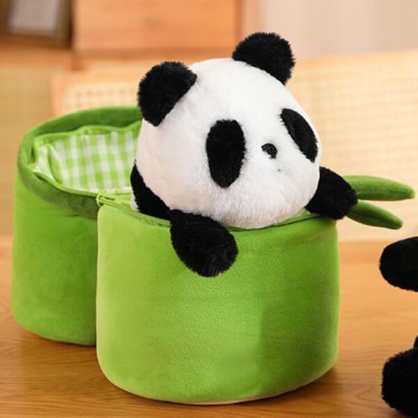 Pelúcia de Panda com Capa de Bambu - Soninho