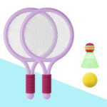 Kit Raquetes Badminton Infantil - Roxo