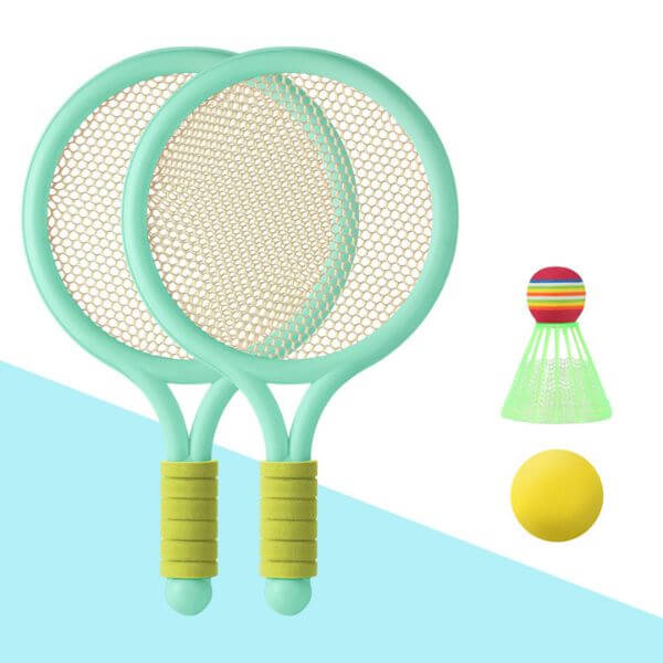Kit Raquetes Badminton Infantil - Verde