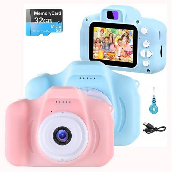 Mini Câmera Digital Infantil faz Foto e Vídeos - Capa