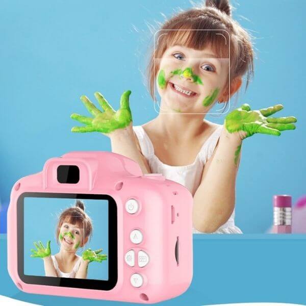 Mini Câmera Digital Infantil faz Foto e Vídeos - Timer