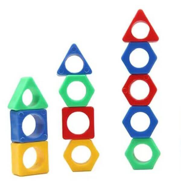 Brinquedo Cognitivo Montessori Forma Cor Geométrica Combinação Jogo Memória  Sensorial Educativos Infantil