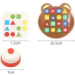 Jogo Formas Geométricas - Brinquedos Montessori - Medidas