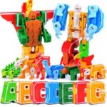 Alfabeto Transformers de Dinossauro - Aprenda o ABC Brincando - Modelos