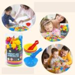 Jogo de Cores e Contagem - Brinquedo Montessori - Família