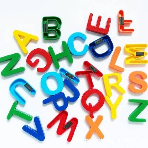 Letras e Números Magnéticos - Aprender a a escrever e fazer contas - Imãs