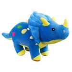 Pelúcia Dinossauro Triceratops - Azul