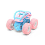 Carro Monster Truck de Fricção - Azul e Rosa
