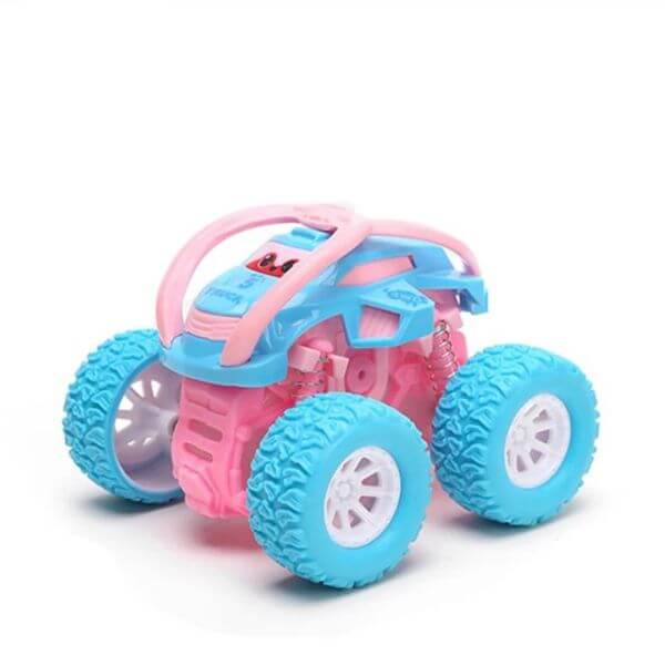 Carro Monster Truck de Fricção - Rosa e Azul