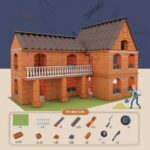 Blocos de Construção em Miniatura, Mini Casas - 504 peças
