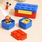 Lancheira Blocos de Construção - Bento Box - Capa